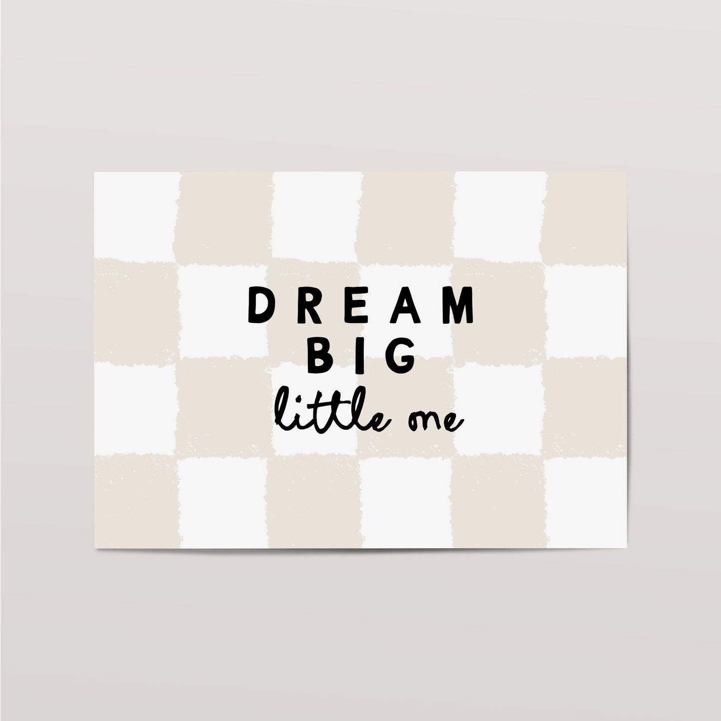 Checkered Kinderkamer Print
