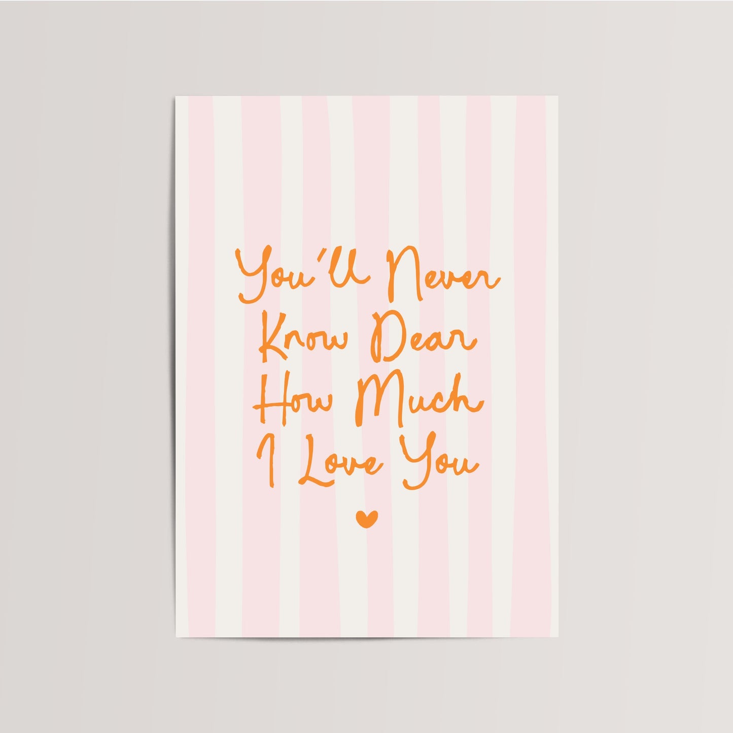 I love you Kinderkamer Print