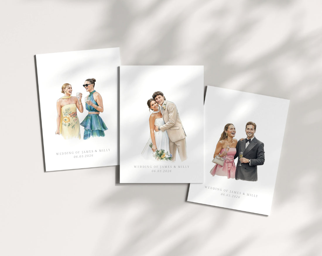 Live Wedding Illustraties vs AI Gastenillustraties – Wat Past het Beste bij Jullie Bruiloft?