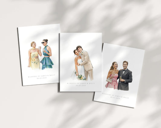 Live Wedding Illustraties vs AI Gastenillustraties – Wat Past het Beste bij Jullie Bruiloft?