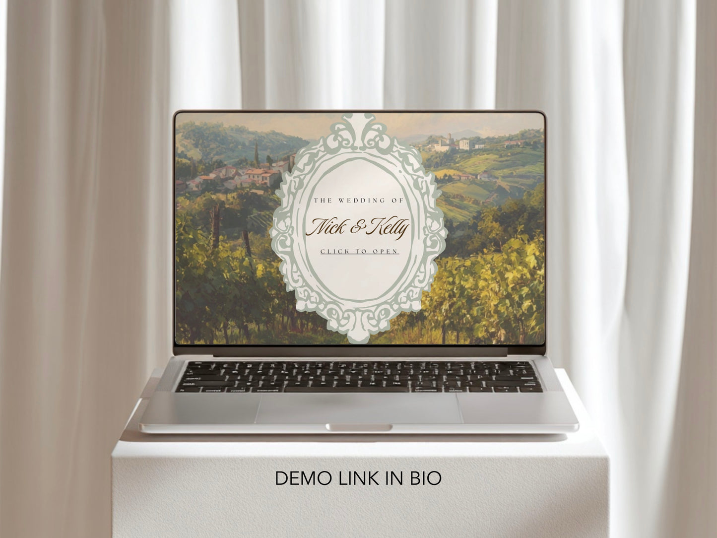 Italian Canva Wedding Website Template with RSVP | Digital Wedding Invitation