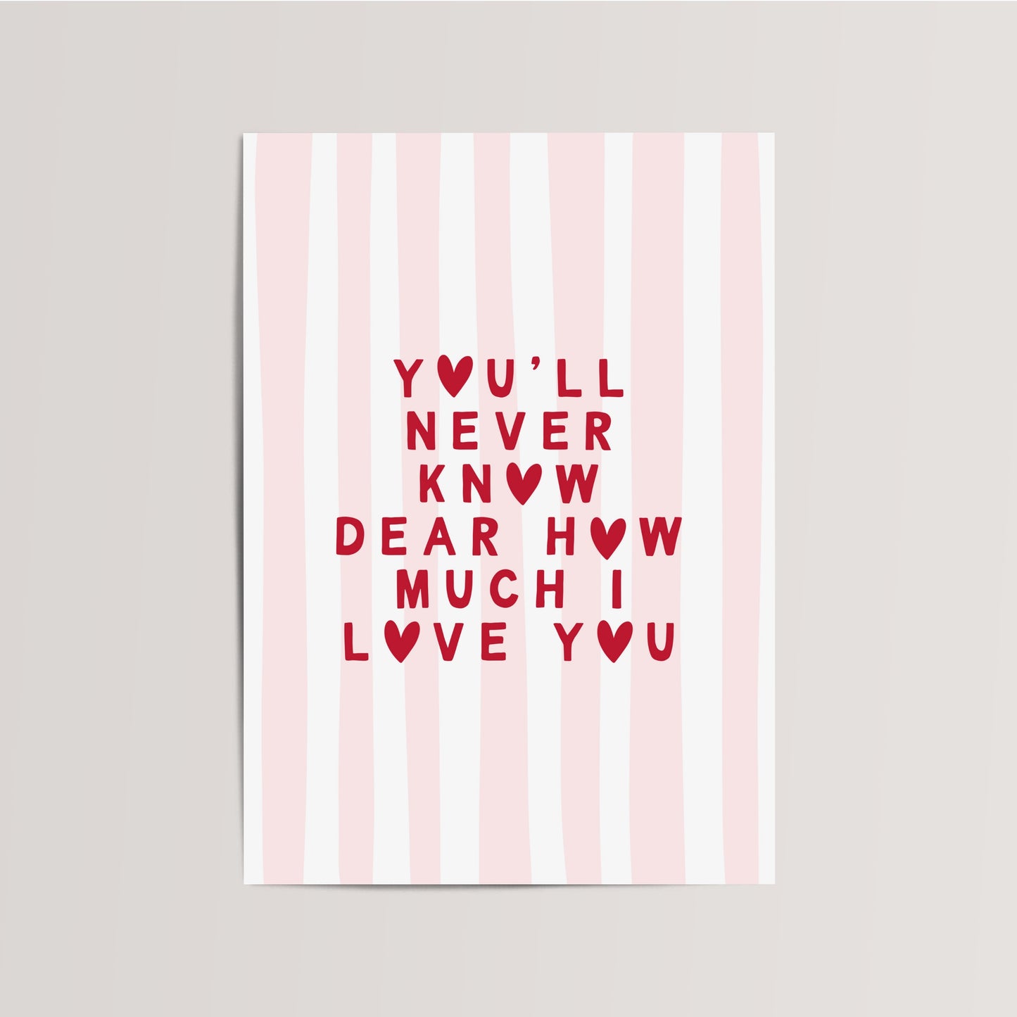 Love You Kinderkamer Print