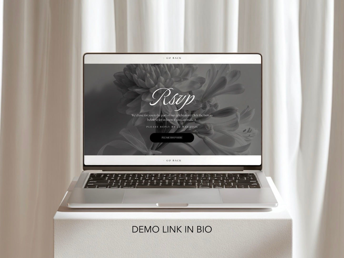 Elegant Canva Wedding Website Template with RSVP | Digital Wedding Invitation