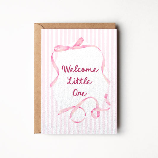 Welcome Little One Baby Kaartje