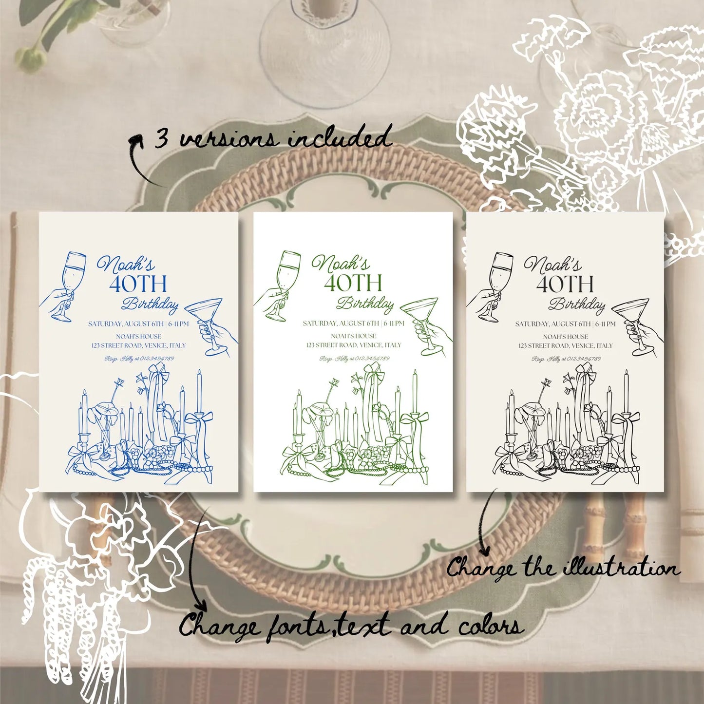 Birthday Party Invitation | Printable Canva Template