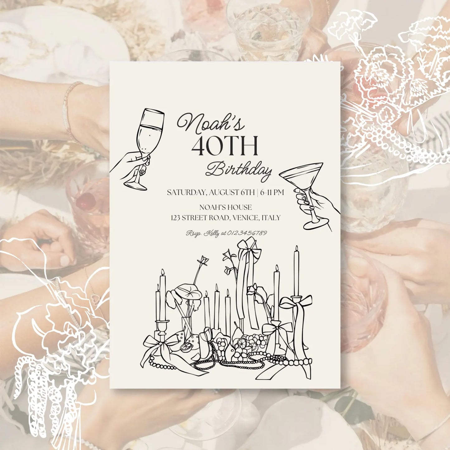 Birthday Party Invitation | Printable Canva Template