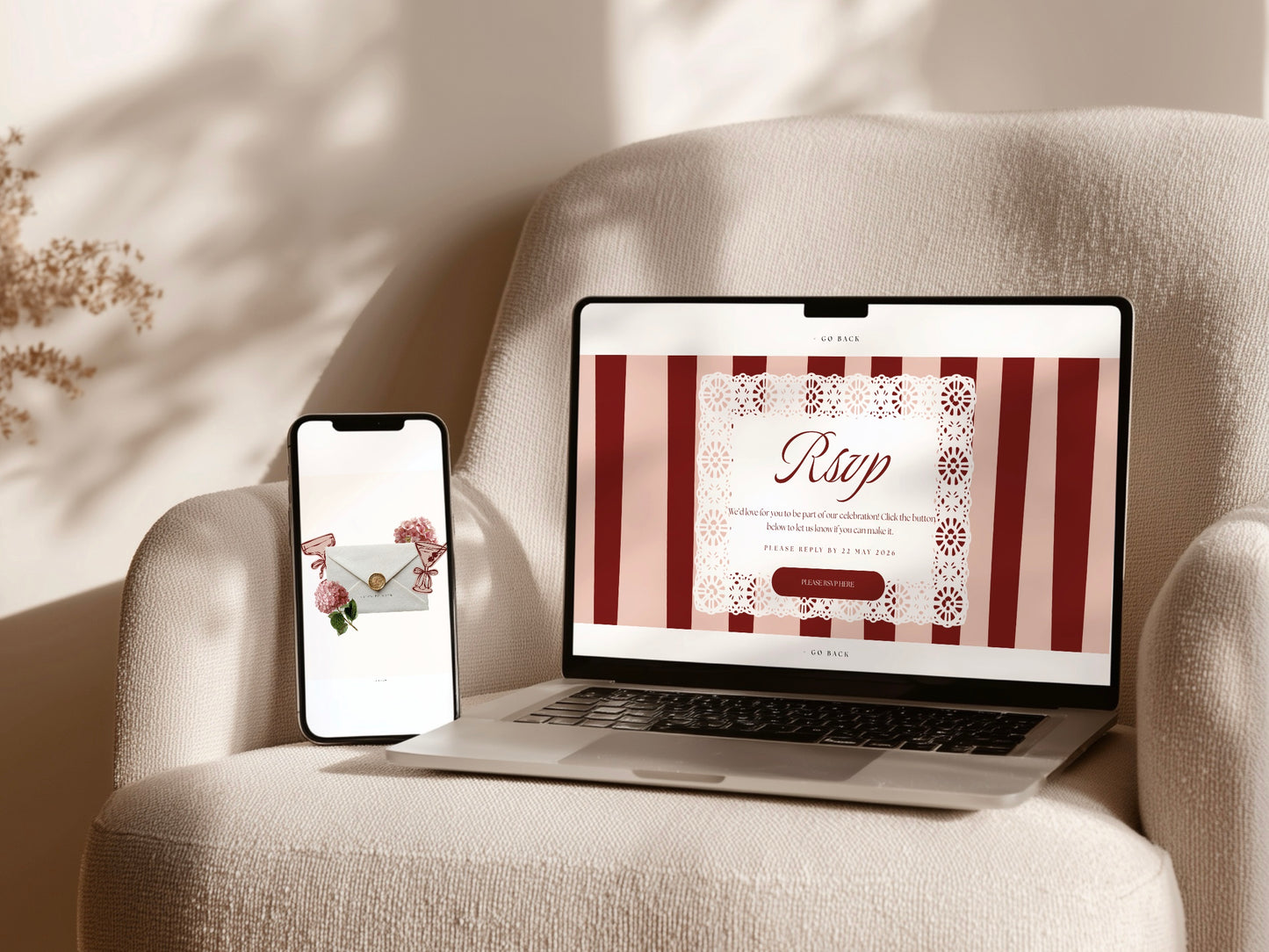 Canva Wedding Website Template with RSVP | Digital Wedding Invitation