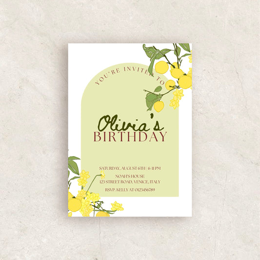 Birthday Party Invitation