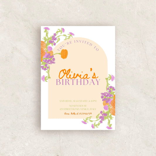 Birthday Party Invitation