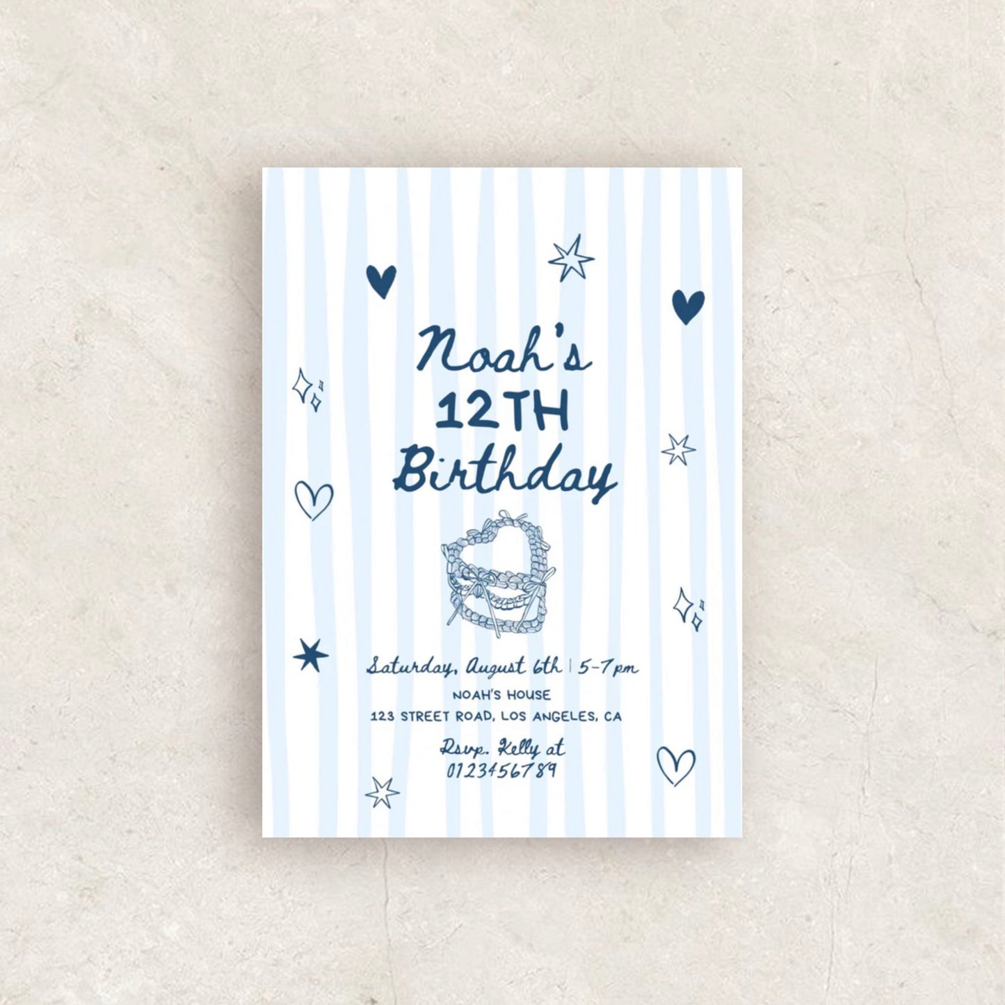 Birthday Party Invitation | Printable Canva Template