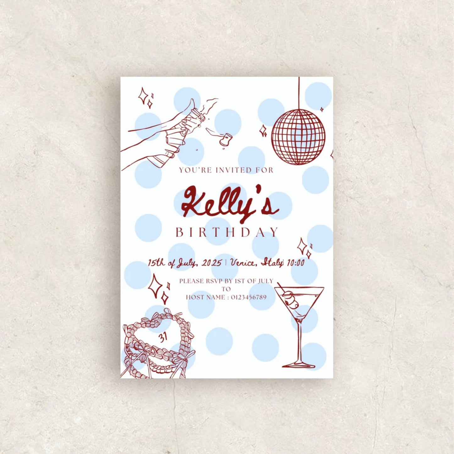 Birthday Party Invitation | Printable Canva Template
