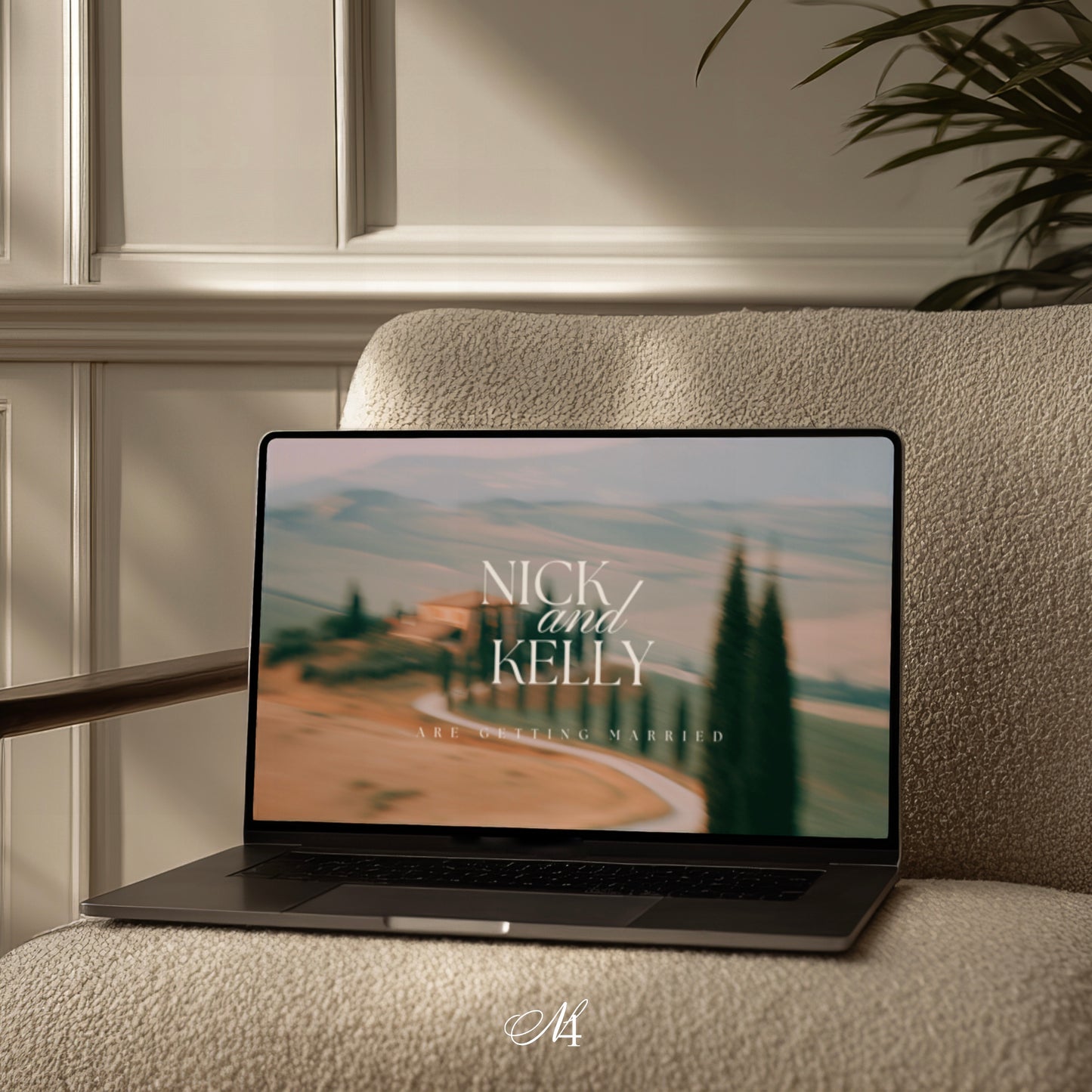 Italian Canva Wedding Website Template | Digital Wedding Invitation