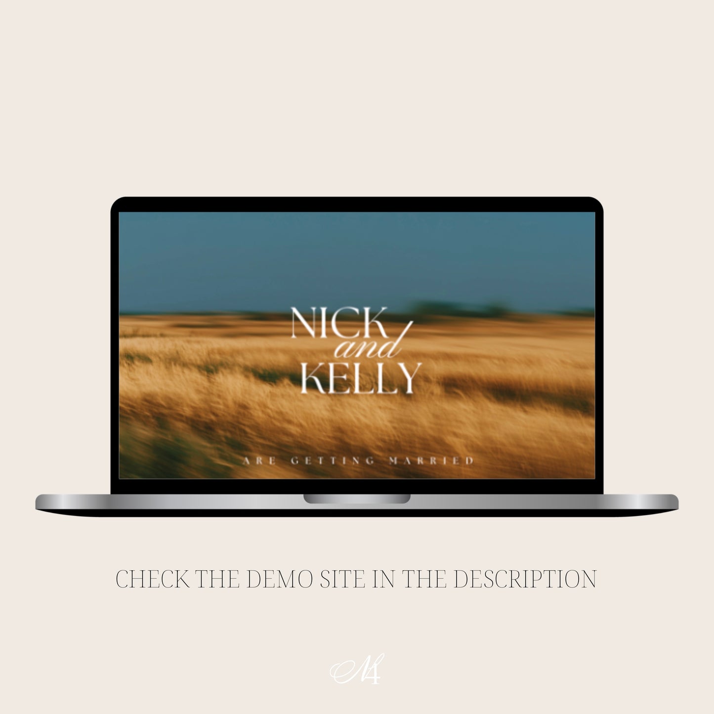 Western Canva Wedding Website Template | Digital Wedding Invitation