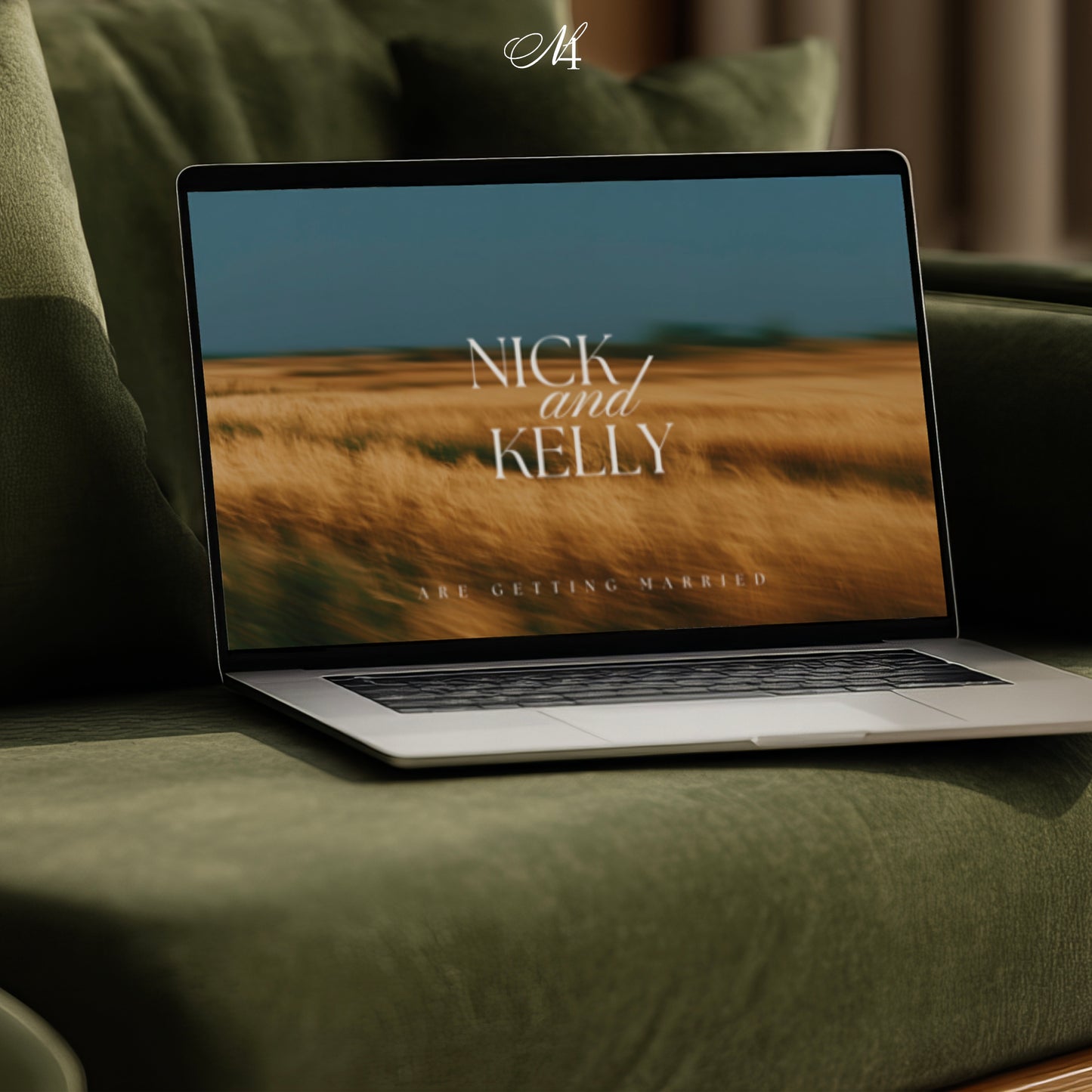 Western Canva Wedding Website Template | Digital Wedding Invitation
