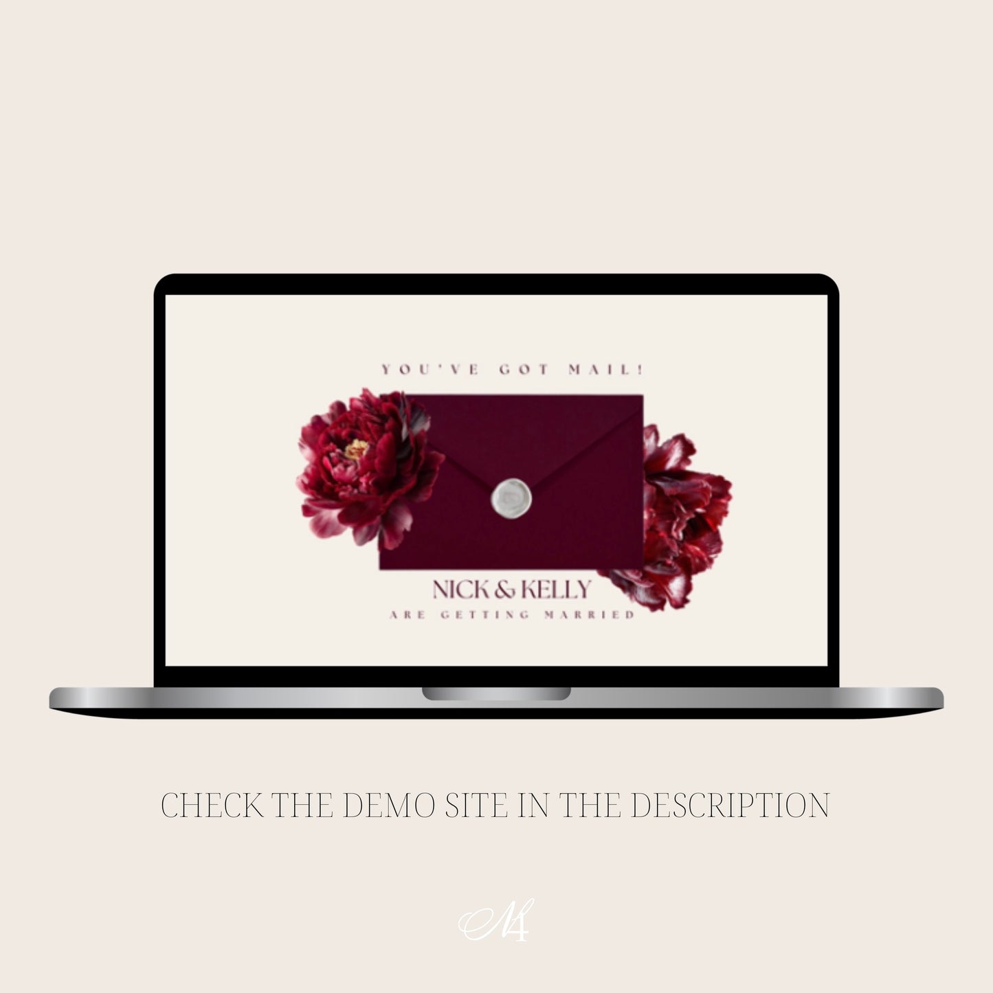 Old Money Canva Wedding Website Template | Digital Wedding Invitation