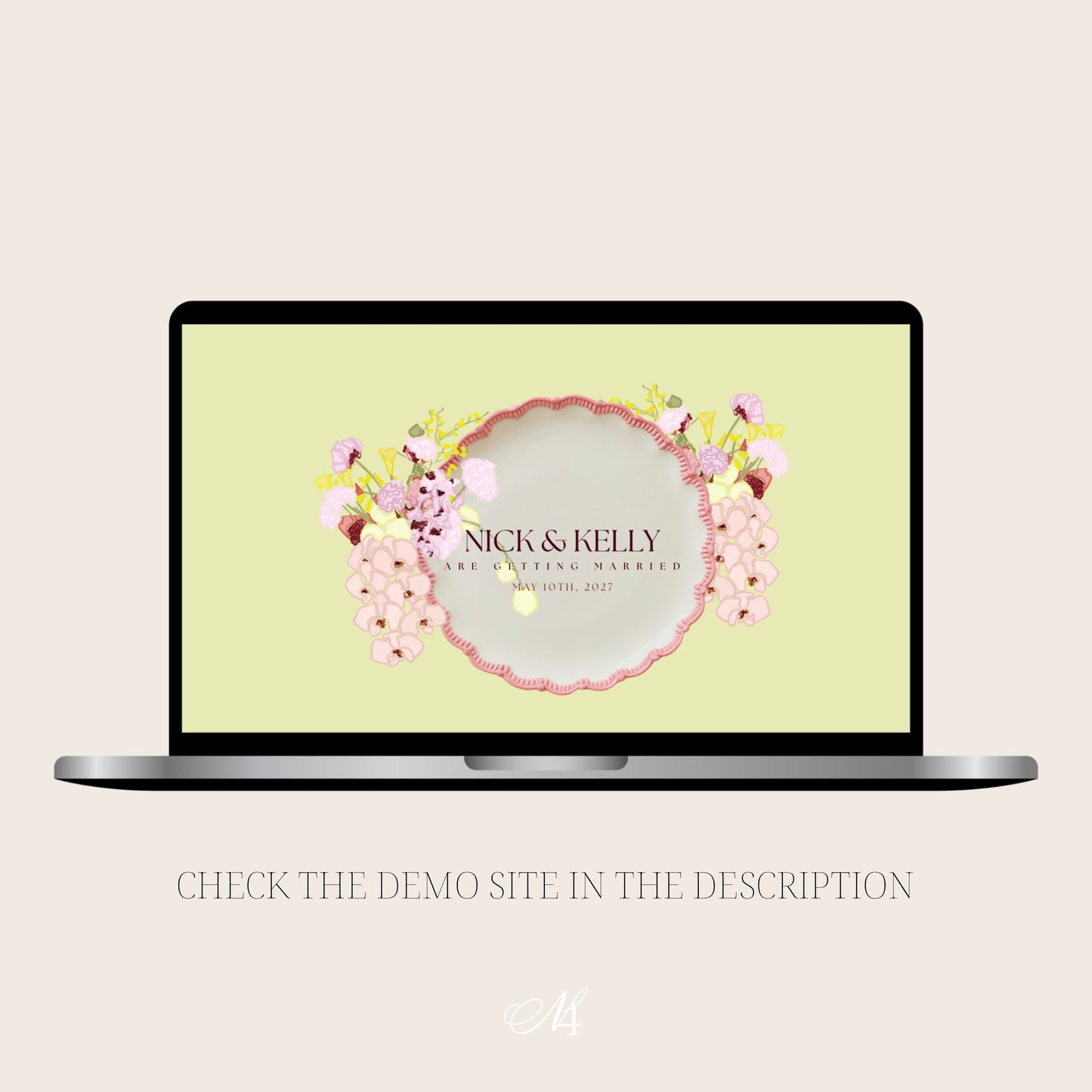 Colorful Canva Wedding Website Template | Digital Wedding Invitation