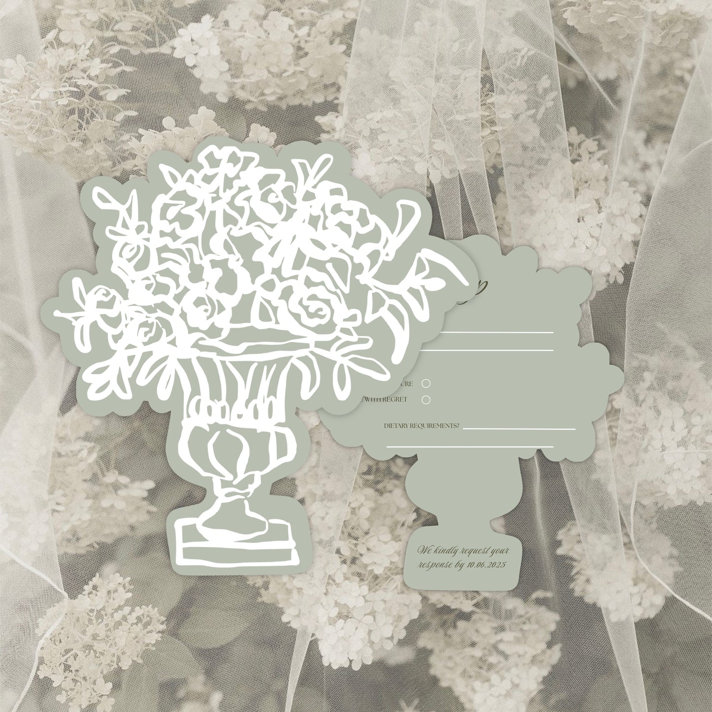 Italian Wedding Invitation Suite Canva Template