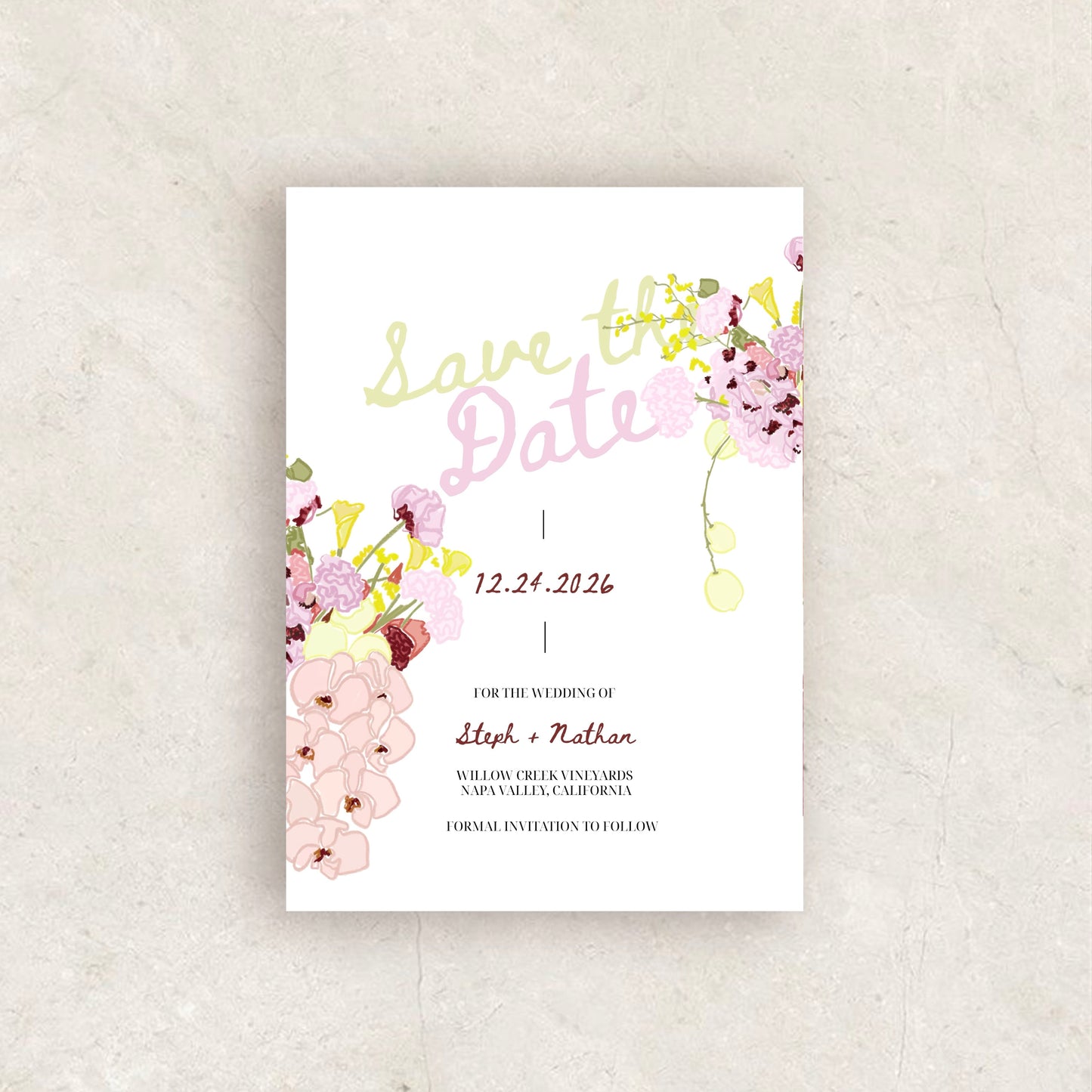 Whimsical Save The Date Template