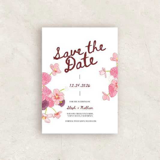 Whimsical Save The Date Template