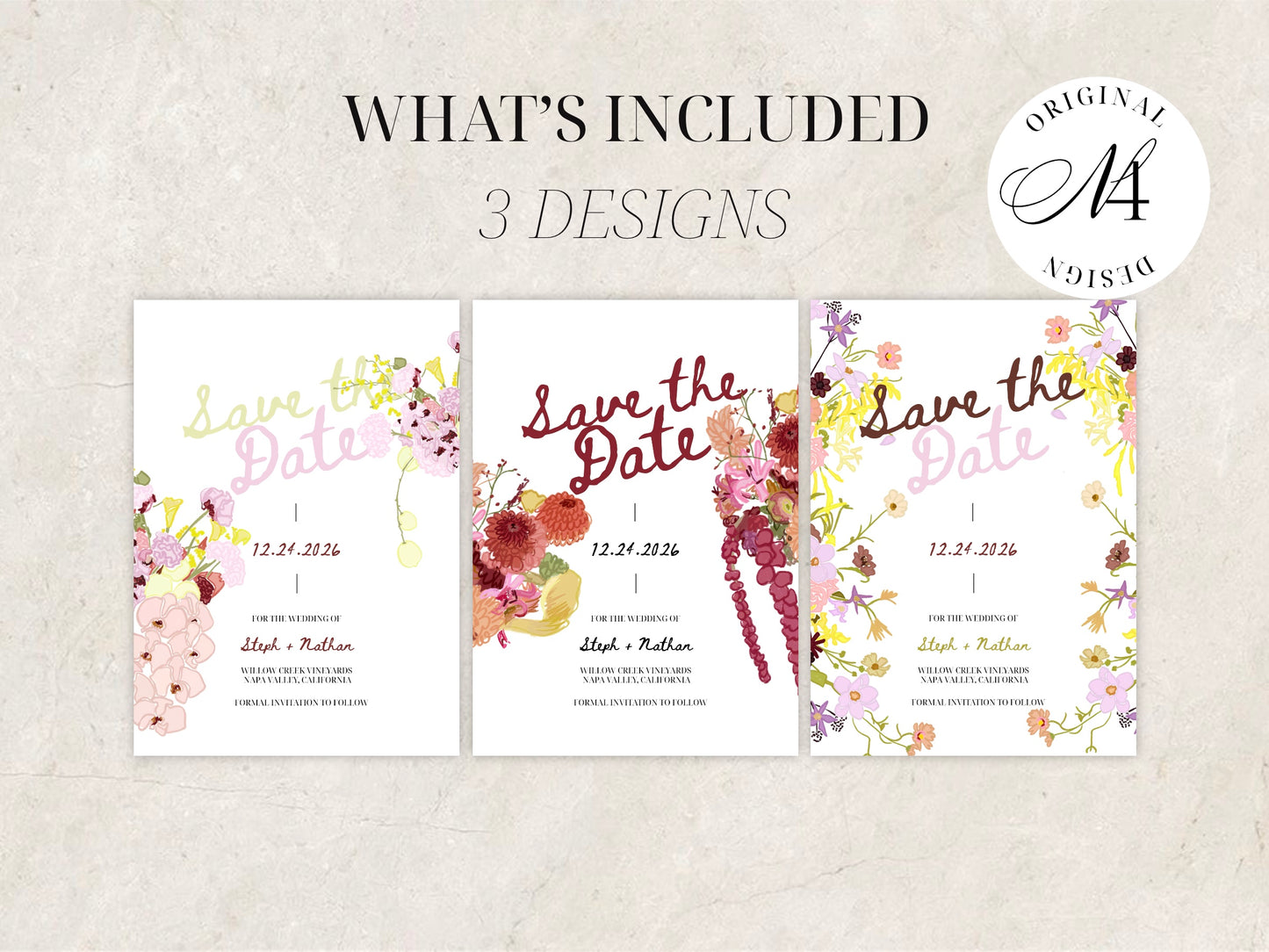 Whimsical Save The Date Template