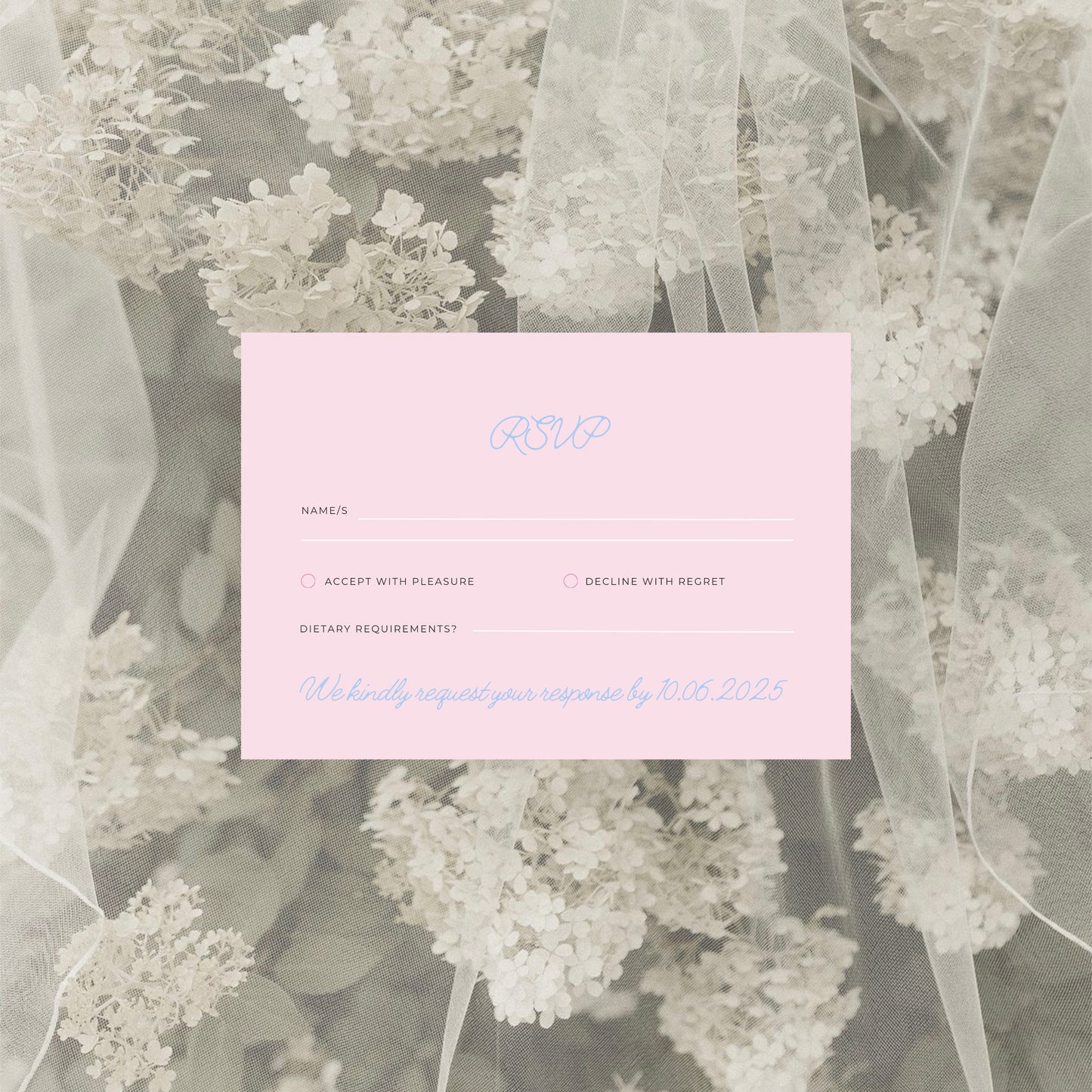 Soft Garden Wedding Invitation Suite Canva Template