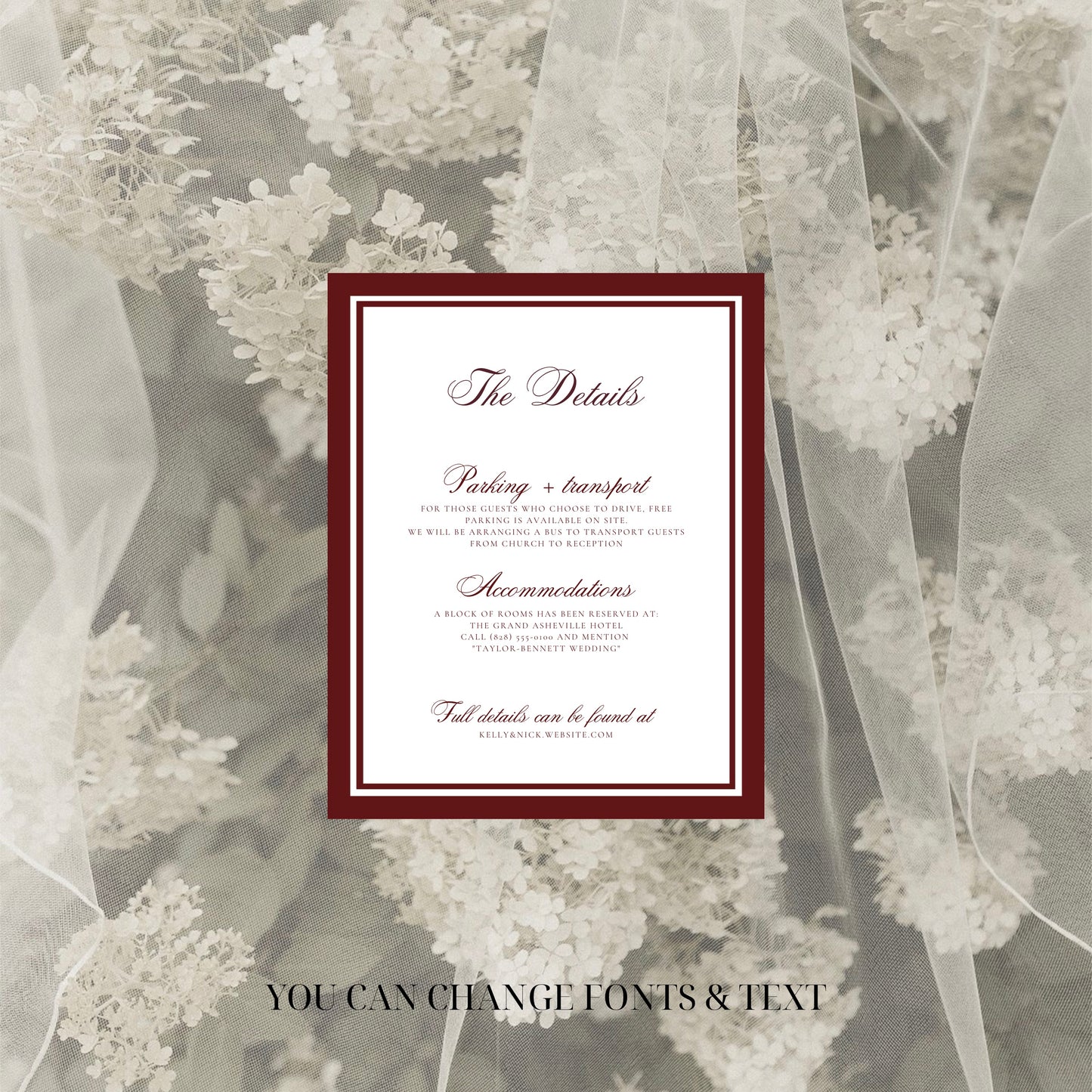 Luxury Old Money Wedding Invitation Suite Template