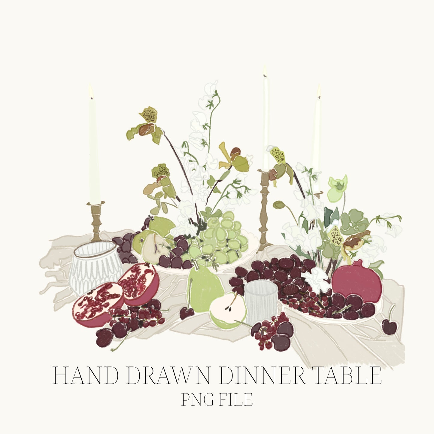 Hand Drawn Table PNG File