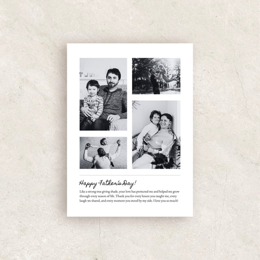 Customizable Fathers Day Photo Collage Poster | Canva Template