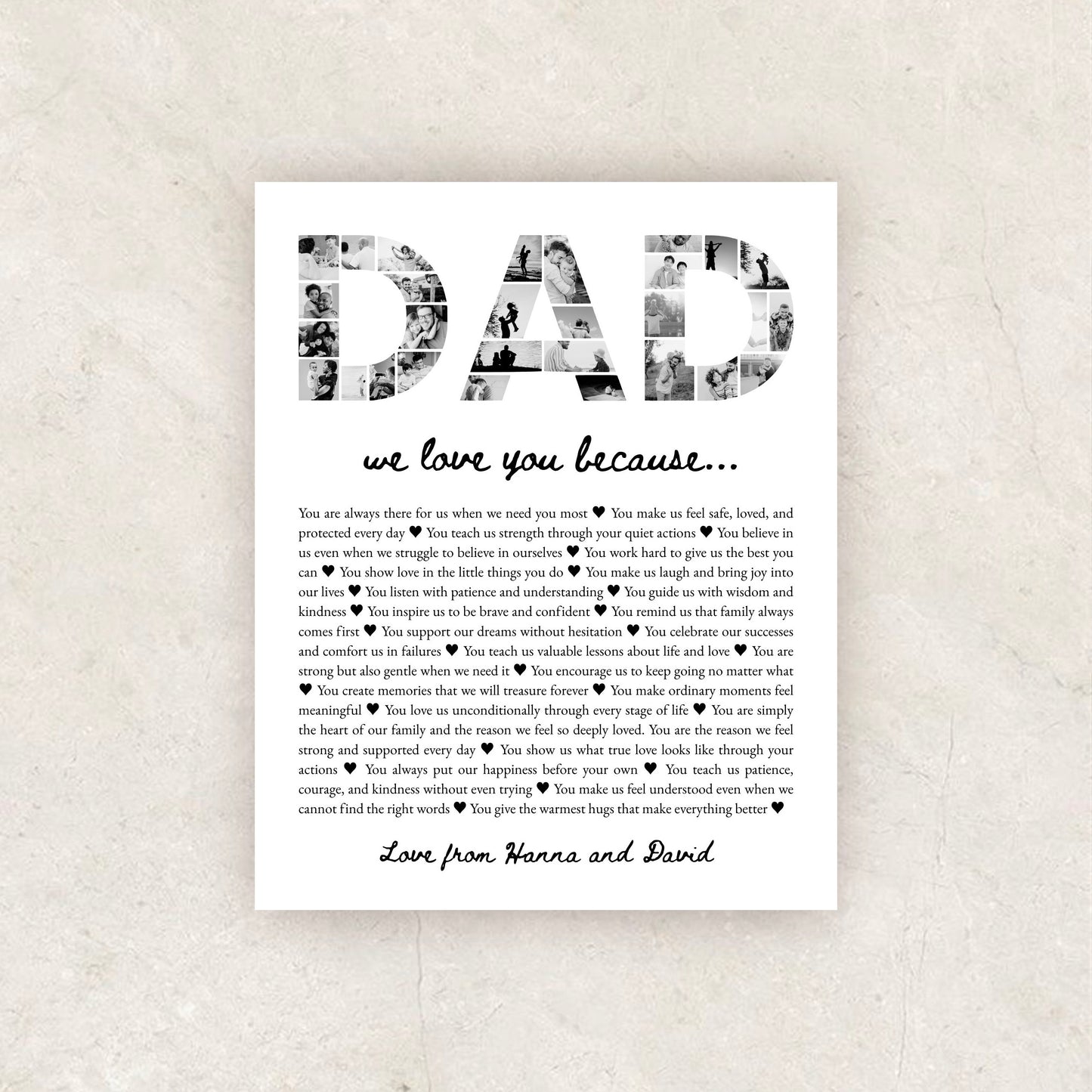 Customizable Fathers Day Print | Canva Template