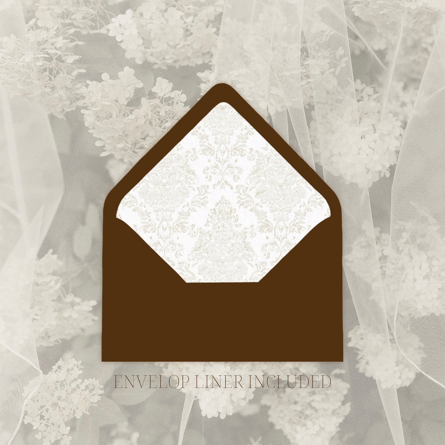 Baroque Wedding Invitation Suite Canva Template