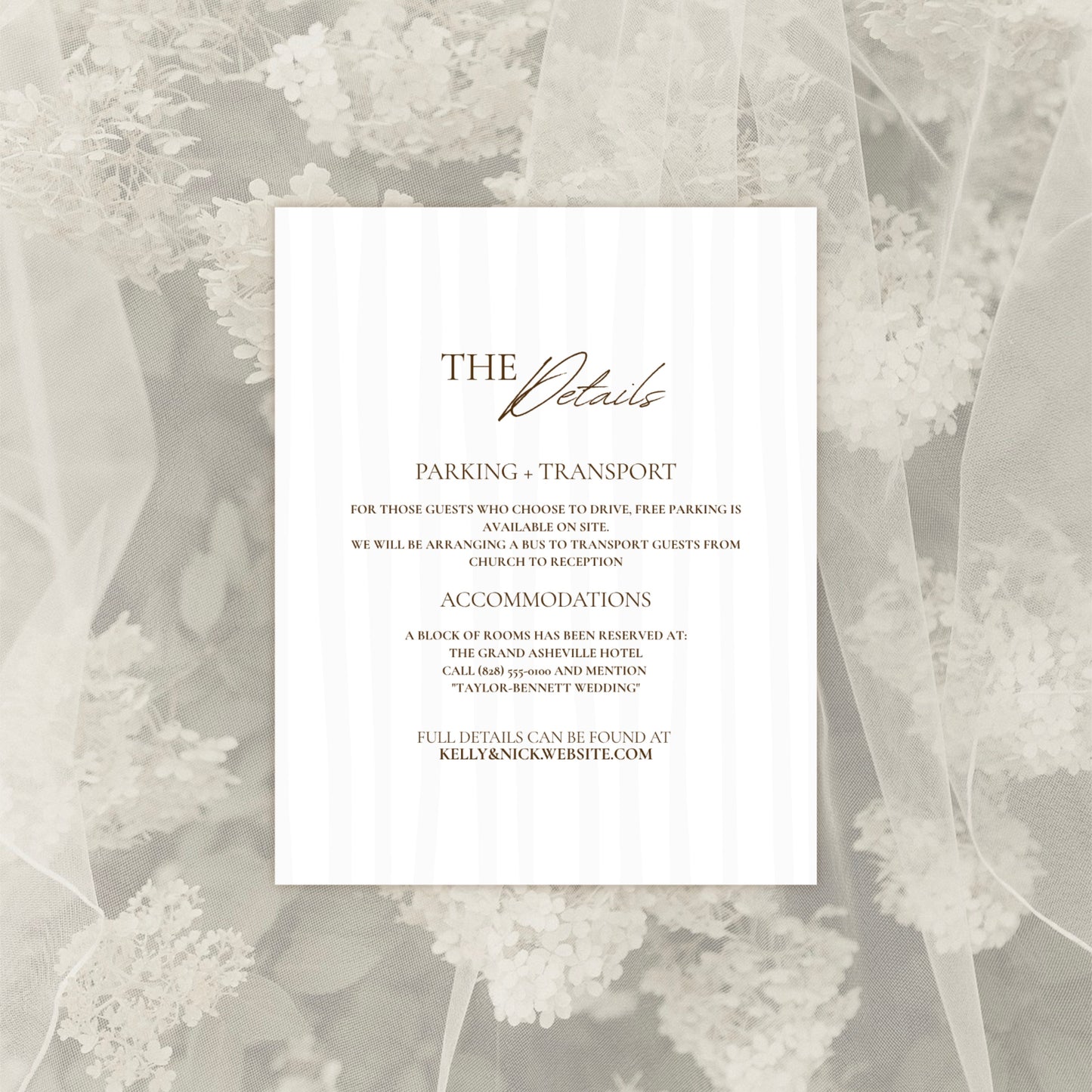Baroque Wedding Invitation Suite Canva Template