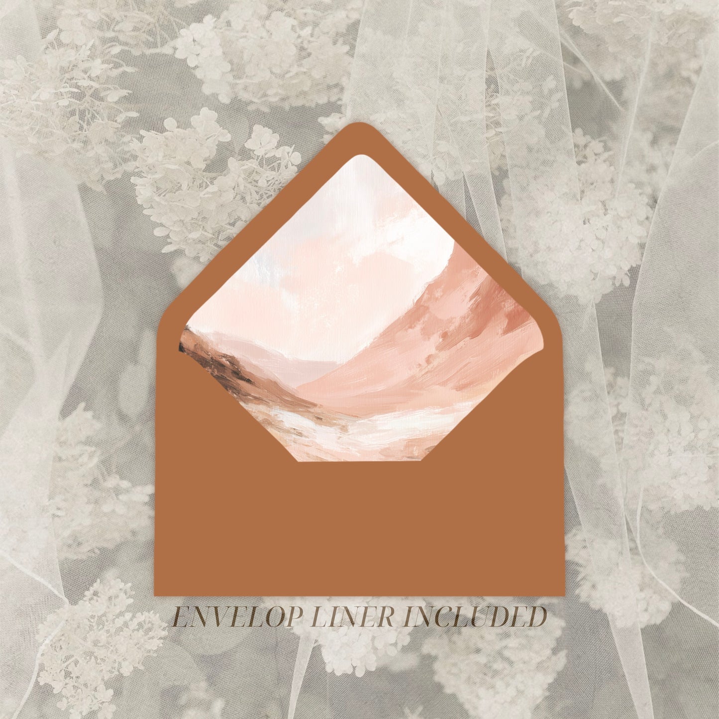 Desert Wedding Invitation Suite Canva Template