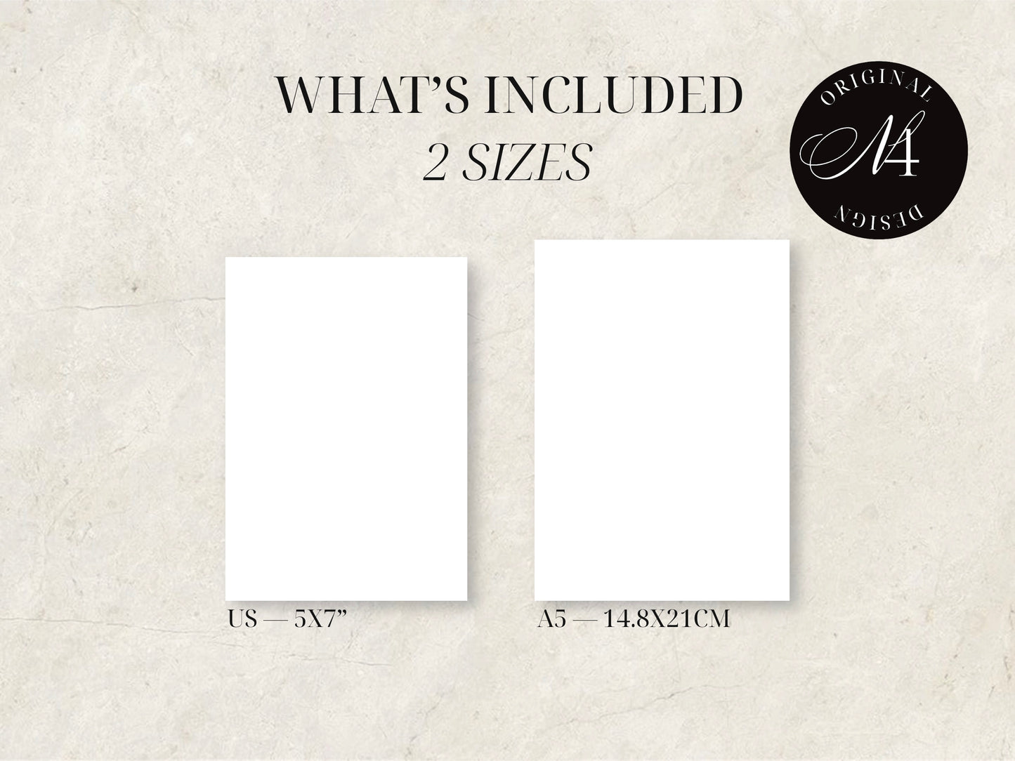 Striped Save The Date Template