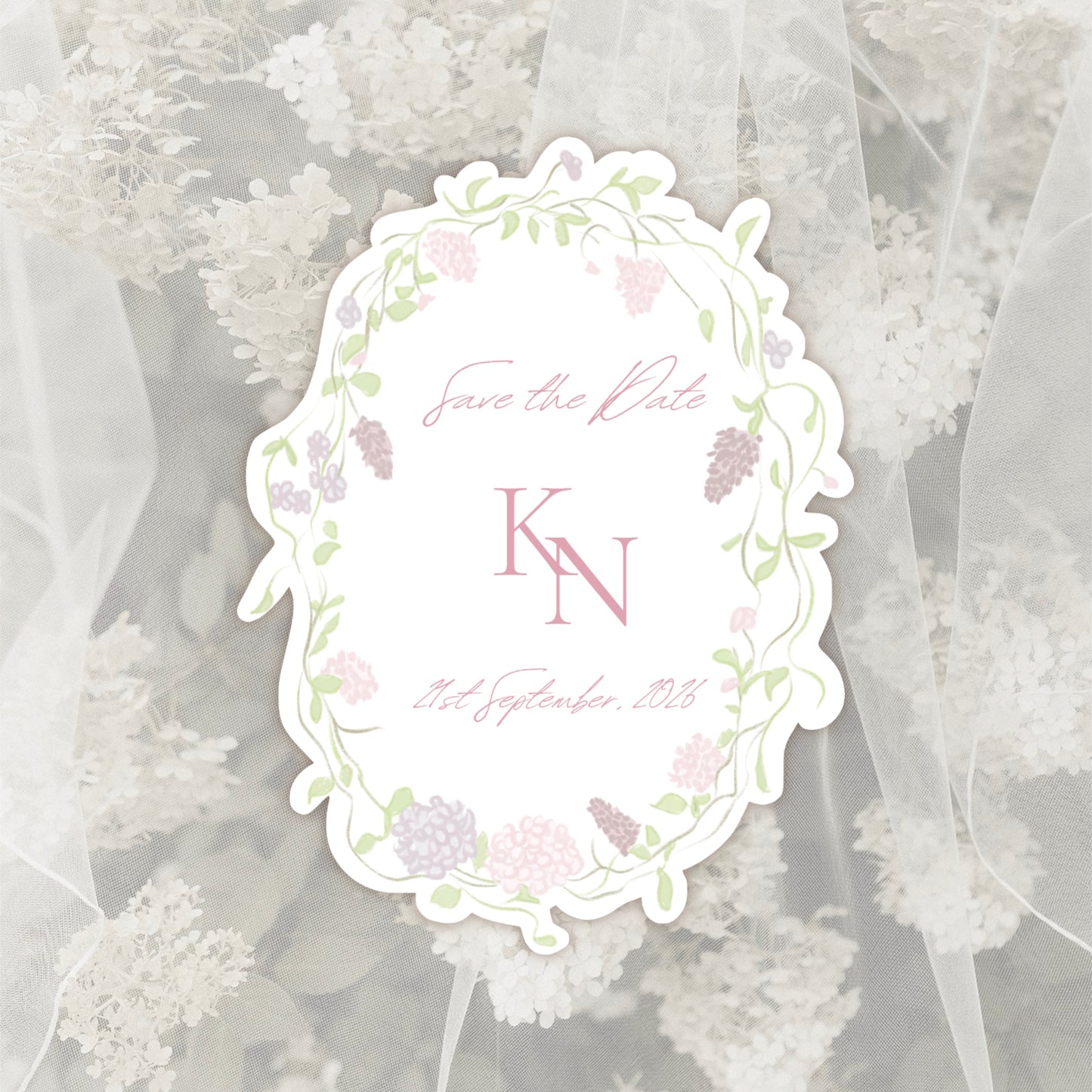 Floral Wedding Invitation Suite Canva Template