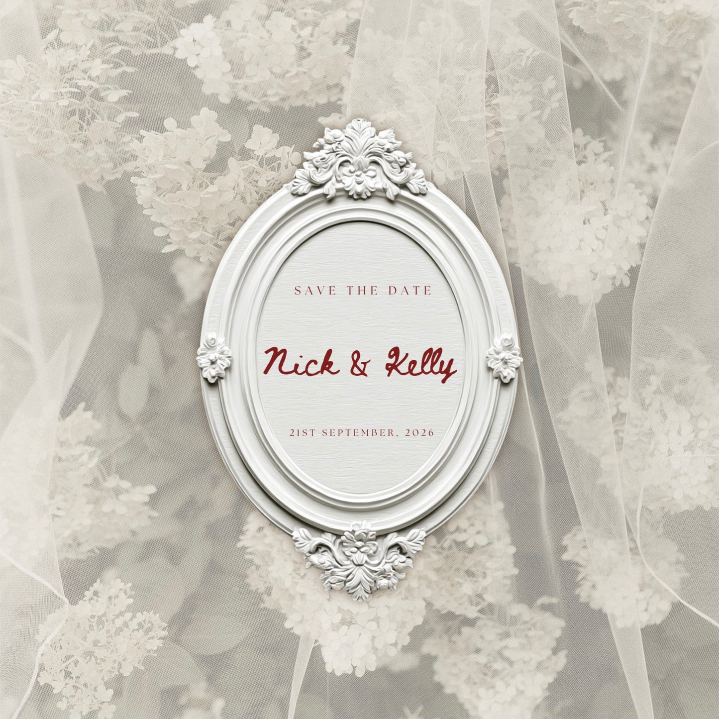 Floral Wedding Invitation Suite Canva Template